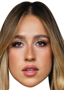 Tate Mcrae Celebrity Face Mask Fancy Dress Cardboard Costume Mask