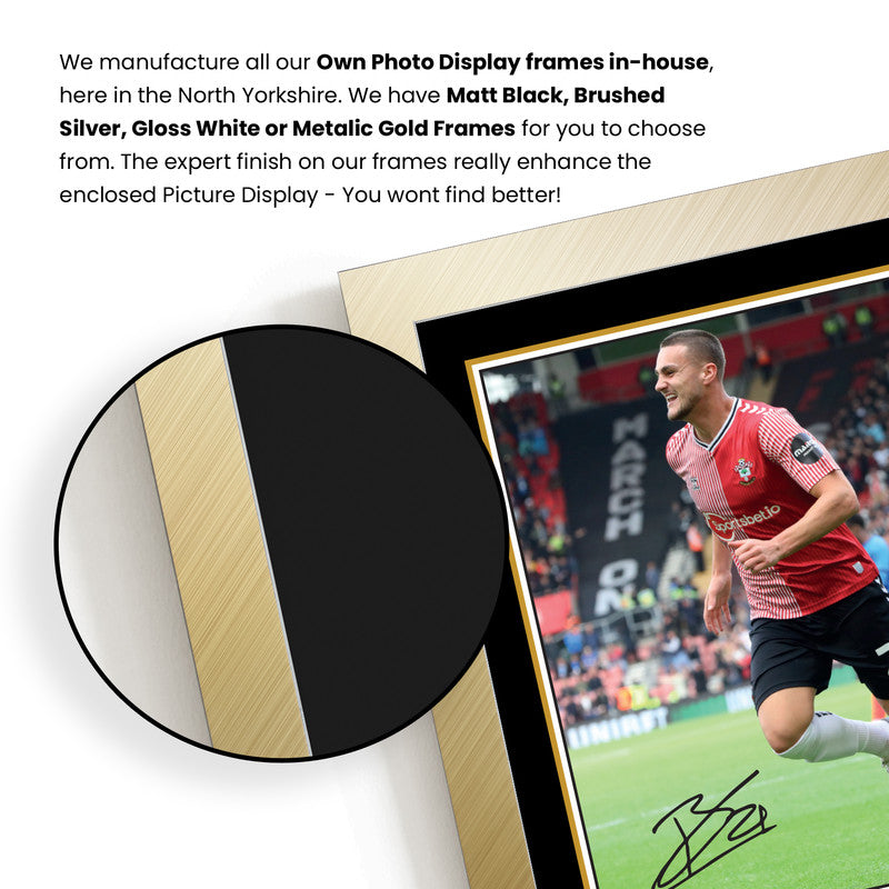Taylor Harwood-Bellis Signed Autograph Poster Print – Southampton F.C. – England U21 Football – Gift for Fans & Collectors