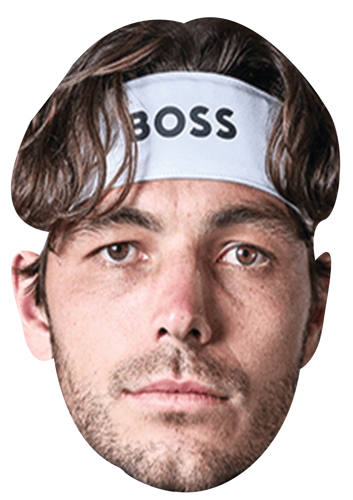 Taylor Fritz Tennis Celebrity Face Mask Fancy Dress Cardboard Costume Mask – Taylor Fritz Tennis Face Mask