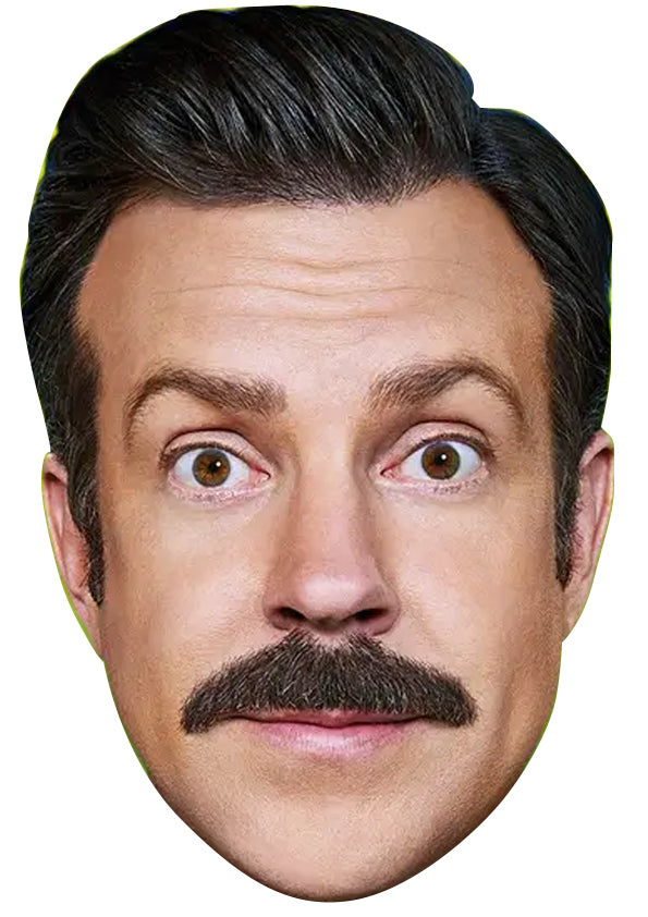 Ted Lasso Celebrity Face Mask Fancy Dress Cardboard Costume Mask