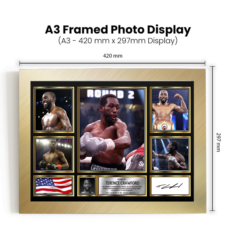 Terence Crawford top boxer Autographed Print Landscape
