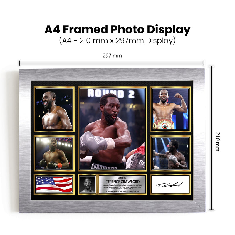 Terence Crawford top boxer Autographed Print Landscape