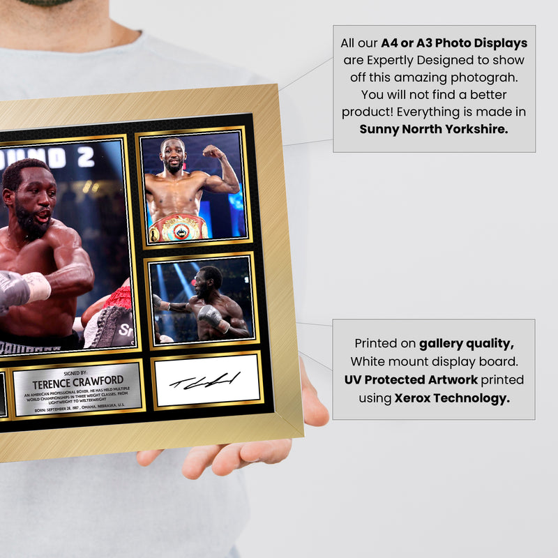 Terence Crawford top boxer Autographed Print Landscape