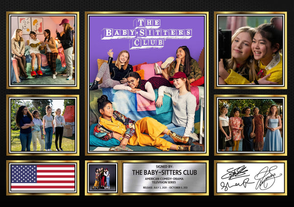 The Baby-Sitters Club Netflix Shows Framed Printed Signature Print – Fan Gift – Wall Art