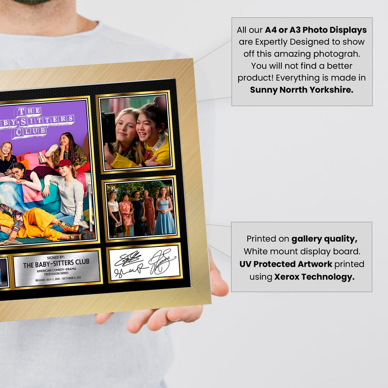 The Baby-Sitters Club Netflix Shows Framed Autographed Print - Limited Edition Autograph Fan Gift – Collectible Memorabilia Merchandise