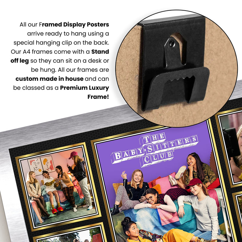 The Baby-Sitters Club Netflix Shows Framed Autographed Print - Limited Edition Autograph Fan Gift – Collectible Memorabilia Merchandise