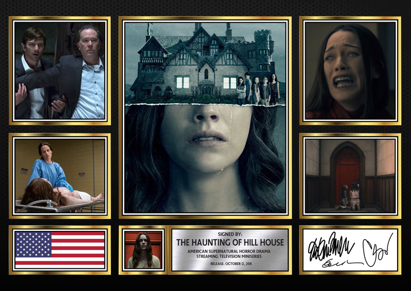 The Haunting of Hill House Netflix Shows Framed Autographed Print - Limited Edition Autograph Fan Gift – Collectible Memorabilia Merchandise