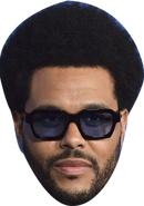 The Weeknd 2025 Celebrity Face Mask Fancy Dress Cardboard Costume Mask