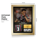Thiago Silva Printed Signed Poster – Fluminense FC & Brazil Defender Tribute Wall Art with Jersey & Bio Plaque – Brazilian Football Memorabilia for Fans & Collectors