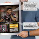 Thiago Silva Printed Signed Poster – Fluminense FC & Brazil Defender Tribute Wall Art with Jersey & Bio Plaque – Brazilian Football Memorabilia for Fans & Collectors