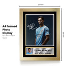 Tijjani Reijnders Signed Autograph Poster Print – Manchester City F.C. Midfielder – Soccer Memorabilia Gift for Fans