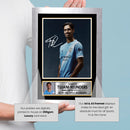 Tijjani Reijnders Signed Autograph Poster Print – Manchester City F.C. Midfielder – Soccer Memorabilia Gift for Fans