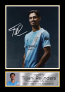 Tijjani Reijnders Signed Autograph Poster Print – Manchester City F.C. Midfielder – Soccer Memorabilia Gift for Fans