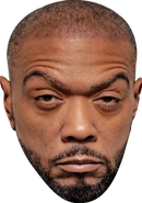 Timbaland Celebrity Face Mask Fancy Dress Cardboard Costume Mask