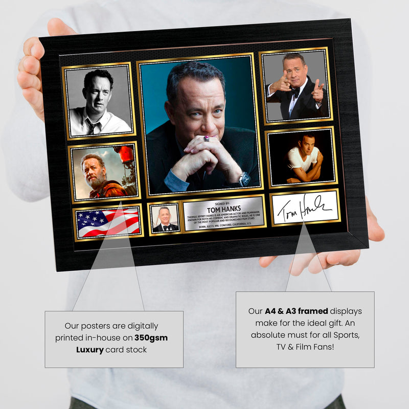 Tom Hanks - Signed Autographed Television Star Print