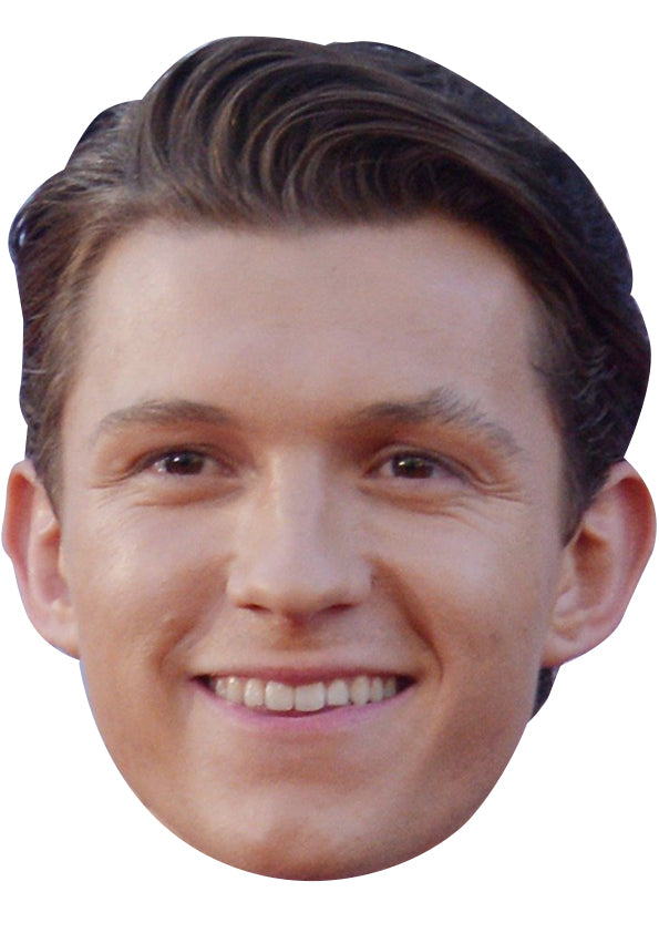 Tom Holland Face Mask Fancy Dress Cardboard Costume Mask