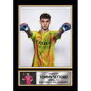 Tommy Setford Signed Poster Print – Arsenal FC Goalkeeper Tribute Wall Art with Signature Panel – Netherlands Youth Talent Memorabilia for Fans & Collectors
