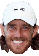 Tommy Fleetwood 2023 - Golf Fancy Dress Cardboard Celebrity Party Face Mask