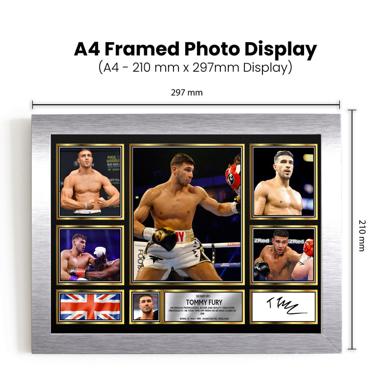 Tommy Fury top boxer Autographed Print Landscape