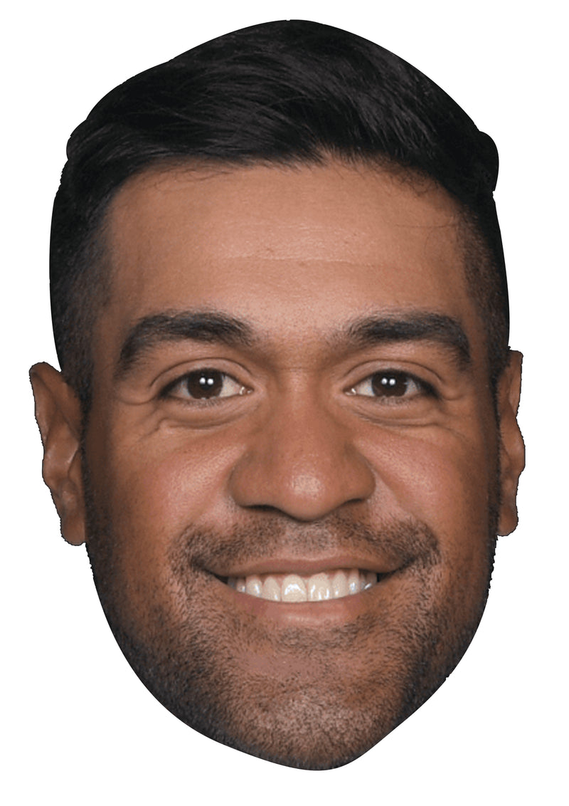 Tony Finau Golf Celebrity Face Mask Fancy Dress Cardboard Costume Mask