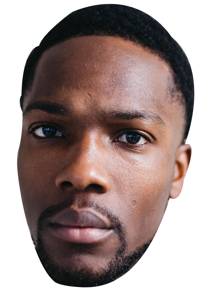 Tosin Cole Celebrity Face Mask Fancy Dress Cardboard Costume Mask