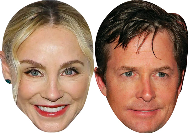 Tracy Pollan and Michael J. Fox Couple Party Face Mask Pack