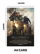 Transformers Movie Poster Set of 6 – Transformers, Revenge of the Fallen, Dark of the Moon, Age of Extinction, The Last Knight & Transformers One Inspired Wall Art Prints – Movie Decor
