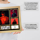 Rappers Travis Scott Framed Autographed Print - Limited Edition Autograph Fan Gift – Collectible Memorabilia Merchandise