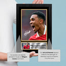 Trent Alexander-Arnold Signed Autographed Portrait Poster Print – England & Liverpool F.C. Star – Football Memorabilia Wall Art for Fans & Collectors