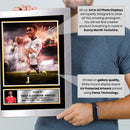 Trent Alexander-Arnold Signed Autographed Portrait Poster Print – Liverpool F.C. & England Star – Dramatic Skyline Edition with Action Shot & Signature