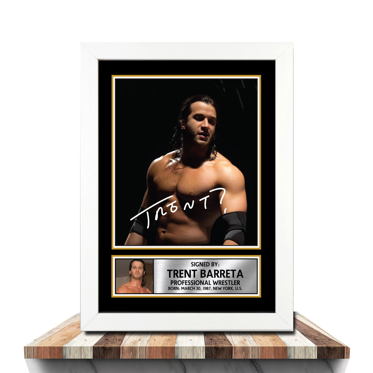 Trent Barrete M1095 Wrestling Printed Signature Poster Print Gift