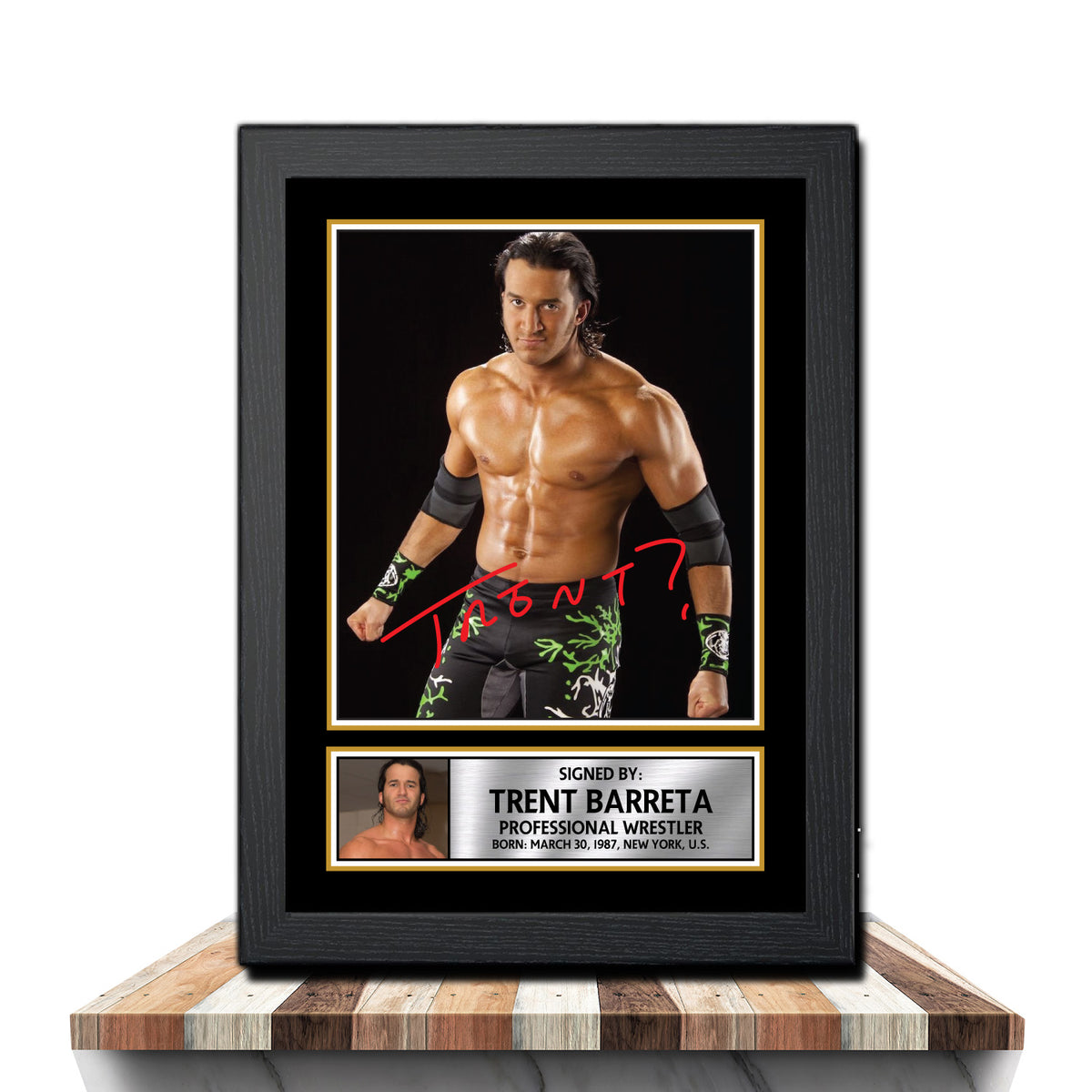 Trent Barrete M1096 Wrestling Printed Signature Poster Print Gift
