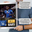 Trevoh Chalobah Printed Signed Poster – Chelsea FC Defender Tribute Wall Art with Jersey & Bio Plaque – Premier League Football Memorabilia for Fans & Collectors