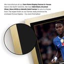 Trevoh Chalobah Printed Signed Poster – Chelsea FC Defender Tribute Wall Art with Jersey & Bio Plaque – Premier League Football Memorabilia for Fans & Collectors