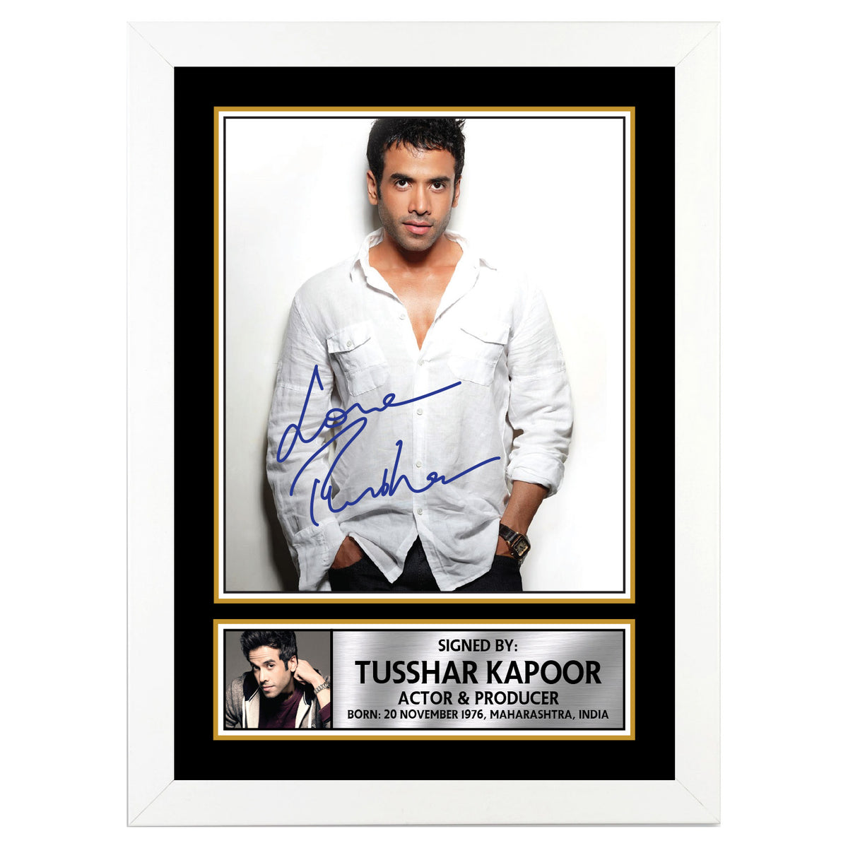 Tusshar Kapoor M394 Bollywood Printed Signature Poster Print Gift