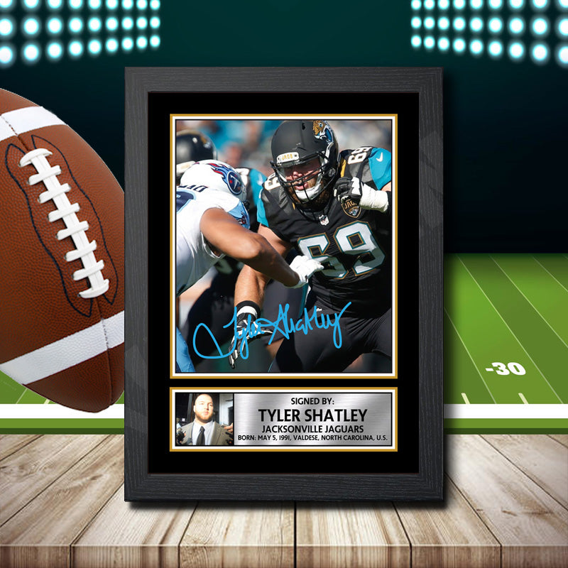Tyler Shatley Printed Signature NFL Star Poster Print Framed Wall Art Gift – Tyler Shatley Printed Signature NFL Star Poster Print