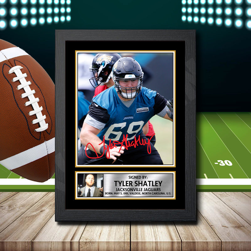 Tyler Shatley 2 Printed Signature NFL Star Poster Print Framed Wall Art Gift – Tyler Shatley 2 Printed Signature NFL Star Poster Print