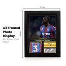 Tyrick Mitchell Signed Football Memorabilia – Framed Autograph Display with Crystal Palace & England Tribute – Collector’s Gift