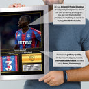 Tyrick Mitchell Signed Football Memorabilia – Framed Autograph Display with Crystal Palace & England Tribute – Collector’s Gift
