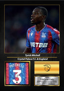 Tyrick Mitchell Signed Football Memorabilia – Framed Autograph Display with Crystal Palace & England Tribute – Collector’s Gift