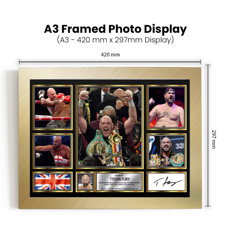 Tyson Fury - Signed Autographed Boxing Star Print