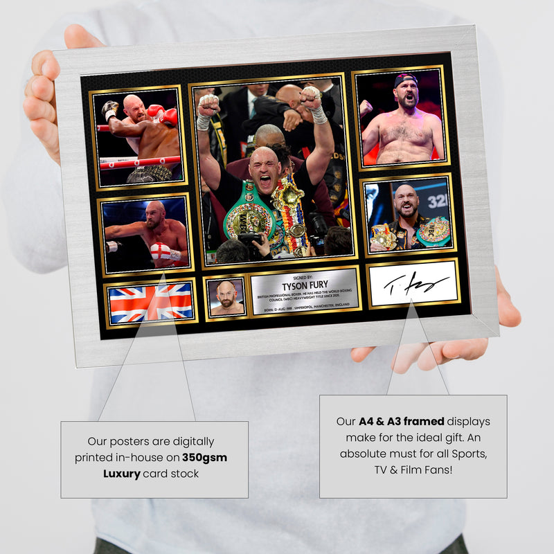 Tyson Fury - Signed Autographed Boxing Star Print