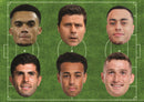USA Soccer Stars Face Mask Multipack – 6 USA Football Player Inspired Masks – Funny Soccer Fan Party Accessories, Match Day Decorations, Sports Photo Booth Props & USA Supporter Gifts
