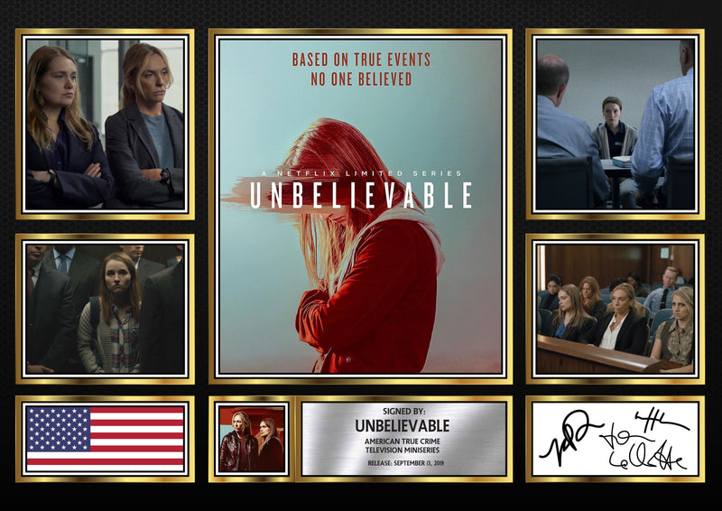 Unbelievable Netflix Shows Framed Autographed Print - Limited Edition Autograph Fan Gift – Collectible Memorabilia Merchandise