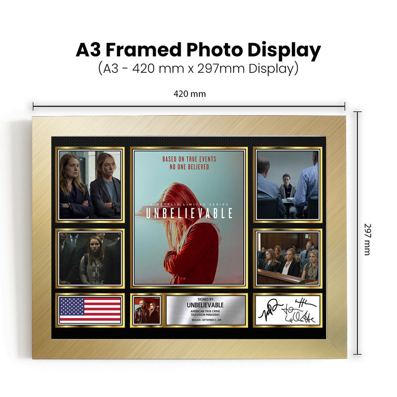 Unbelievable Netflix Shows Framed Autographed Print - Limited Edition Autograph Fan Gift – Collectible Memorabilia Merchandise