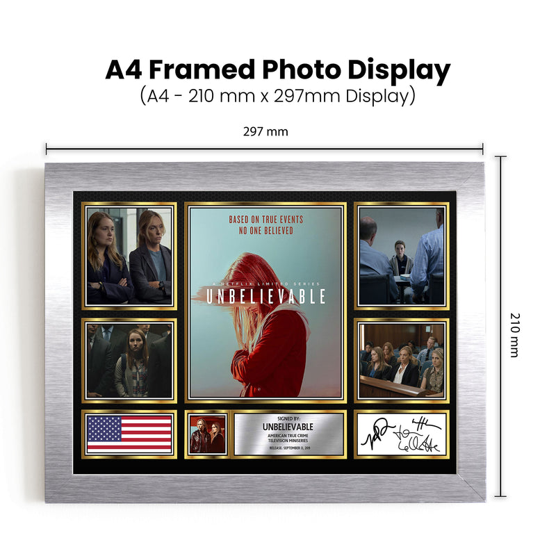 Unbelievable Netflix Shows Framed Autographed Print - Limited Edition Autograph Fan Gift – Collectible Memorabilia Merchandise