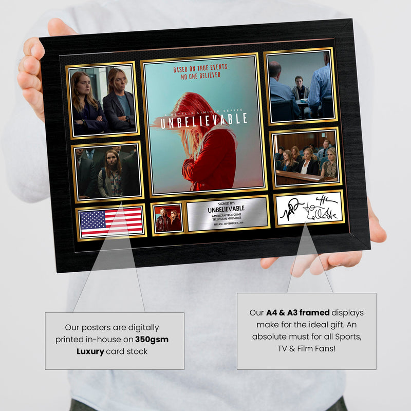 Unbelievable Netflix Shows Framed Autographed Print - Limited Edition Autograph Fan Gift – Collectible Memorabilia Merchandise