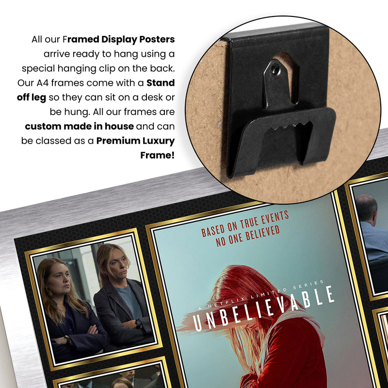 Unbelievable Netflix Shows Framed Autographed Print - Limited Edition Autograph Fan Gift – Collectible Memorabilia Merchandise