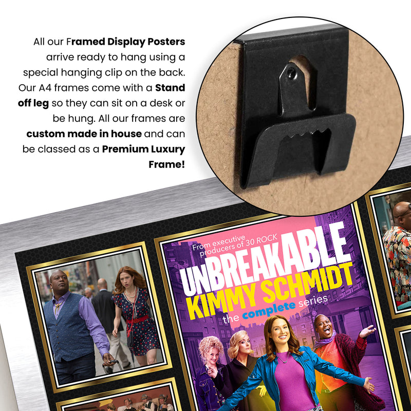 Unbreakable Kimmy Schmidt Netflix Shows Framed Autographed Print - Limited Edition Autograph Fan Gift – Collectible Memorabilia Merchandise