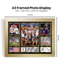 United States Ladies Football Teams Framed Autographed Print - Limited Edition Autograph Fan Gift – Collectible Memorabilia Merchandise